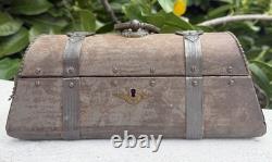 Wood With Bronze Coat Vintage Box