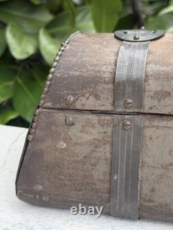 Wood With Bronze Coat Vintage Box