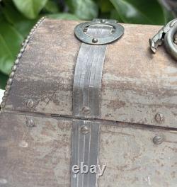 Wood With Bronze Coat Vintage Box