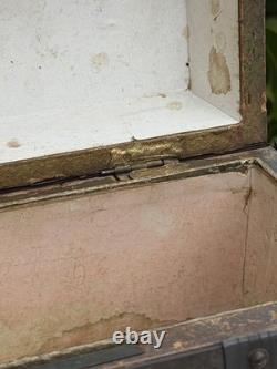 Wood With Bronze Coat Vintage Box