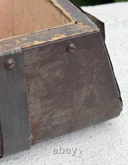Wood With Bronze Coat Vintage Box