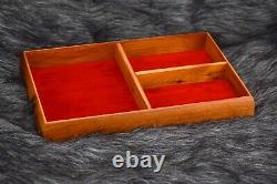 Wood jewelry box lined vintage burl wood jewelry box new handmade box necklace