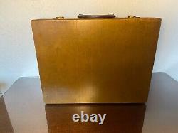 Wooden Art Painters Box Art Case Vintage 1974 1970s Artist Carrying Case Wood