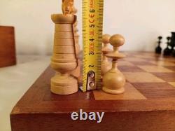 Wooden Vintage Chess Set Regency Chess Pieces with Wooden board and Vintage Box