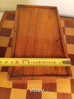 Wooden Vintage Chess Set Regency Chess Pieces with Wooden board and Vintage Box