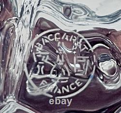 X3 Vtg Baccarat Nativity with Boxes Mary Joseph & Baby Jesus Retired Signed MINT