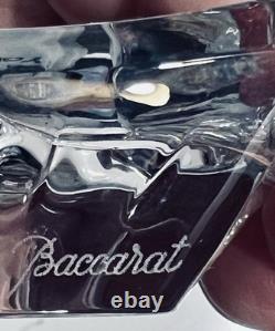 X3 Vtg Baccarat Nativity with Boxes Mary Joseph & Baby Jesus Retired Signed MINT