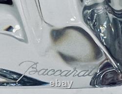 X3 Vtg Baccarat Nativity with Boxes Mary Joseph & Baby Jesus Retired Signed MINT