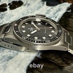 Yema Vintage Superman Heritage 20 BAR Diver Watch Quartz Ronda 515 FE 39mm WithBox