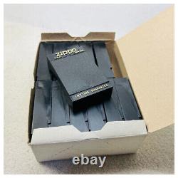 ZIPPO Vintage Black Plastic Case 12 Pieces Box 1993 2001 B Pattern Early
