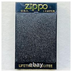 ZIPPO Vintage Black Plastic Case 12 Pieces Box 1993 2001 B Pattern Early