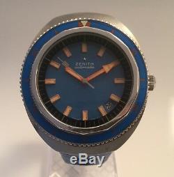 Zenith Sub Sea, A3637, 1000 mt, year 1970 vintage, with box